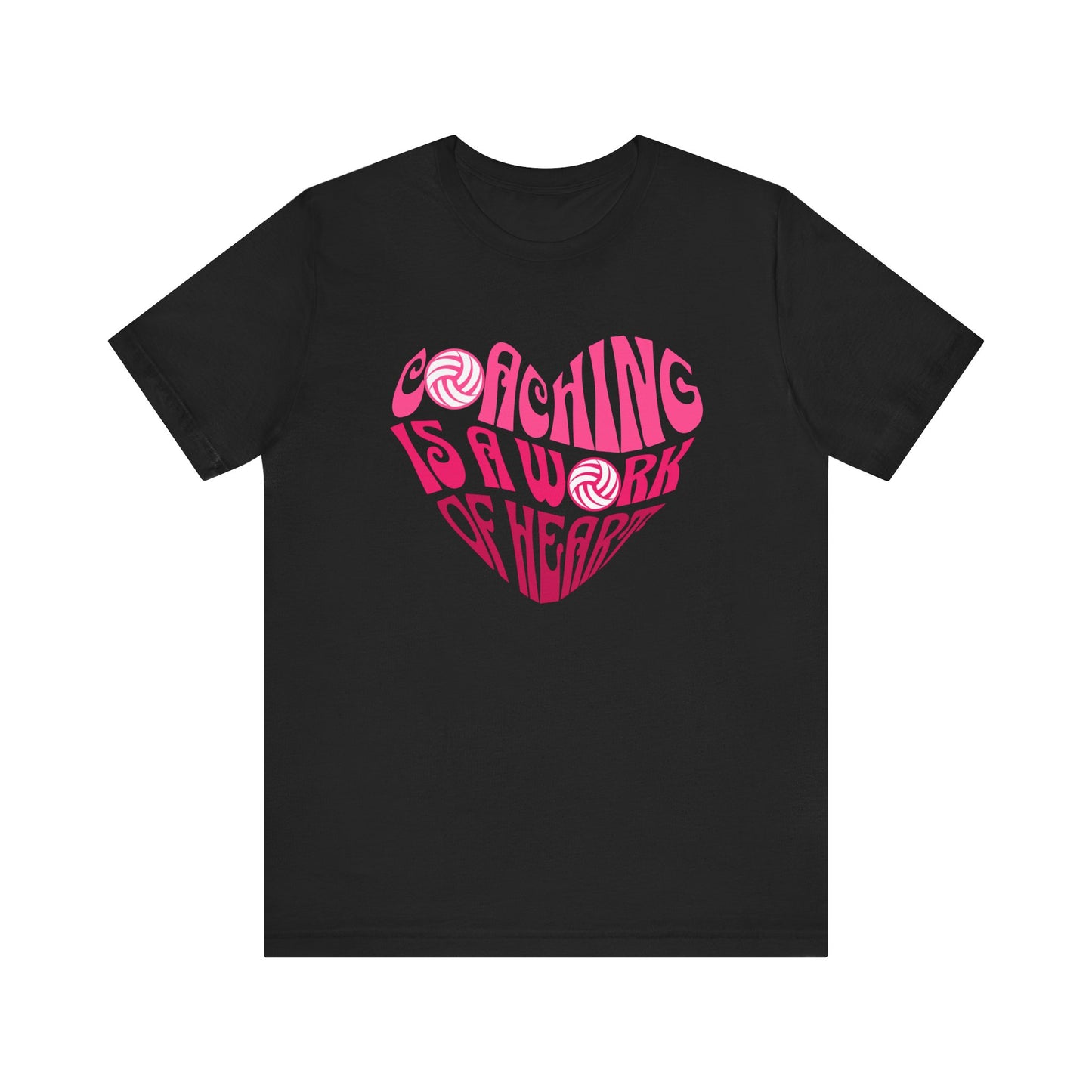 Coaching Is A Work Of Heart T-shirt