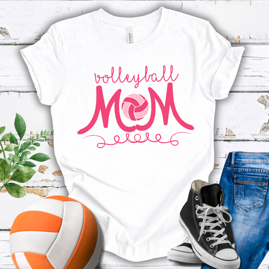 Mom Pink Swirls T-shirt