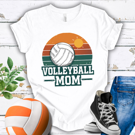 Volleyball Mom Retro V2 T-shirt