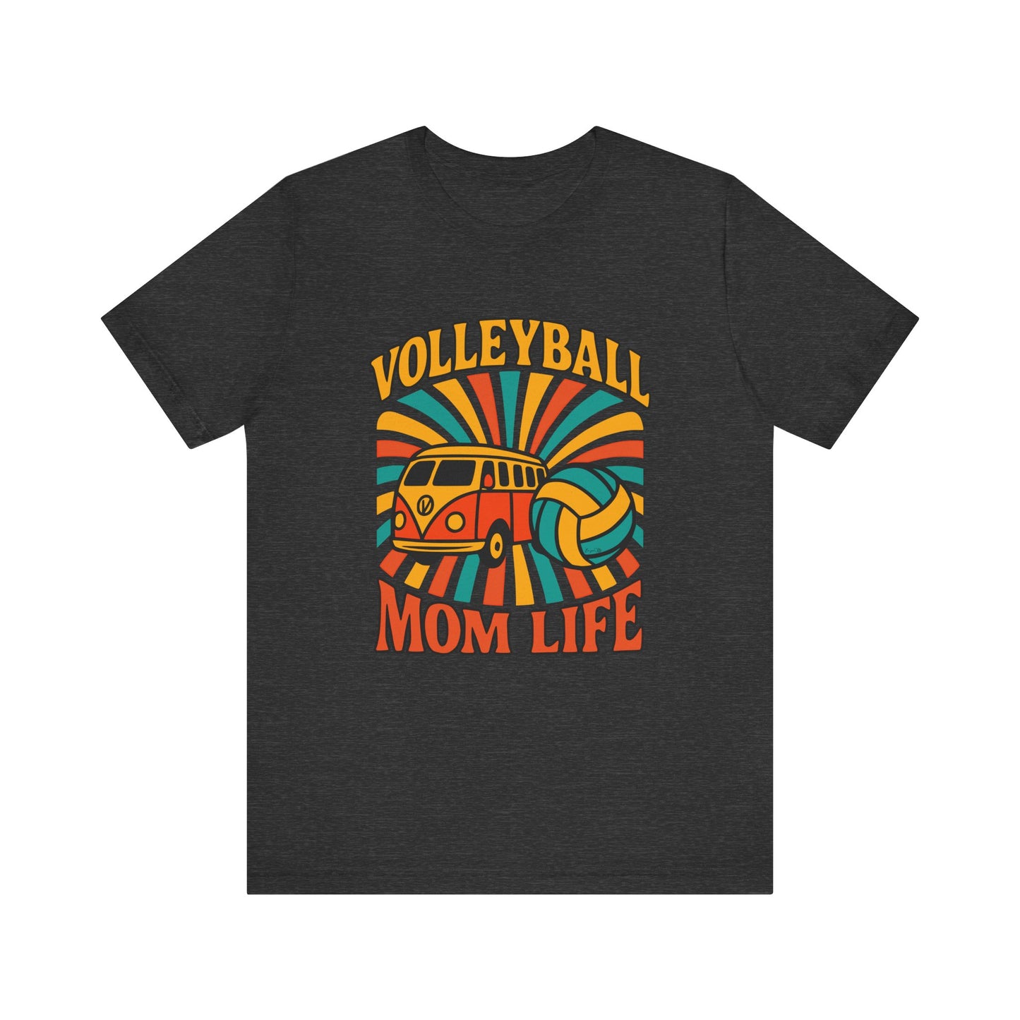 Volleyball Mom Life Retro T-shirt
