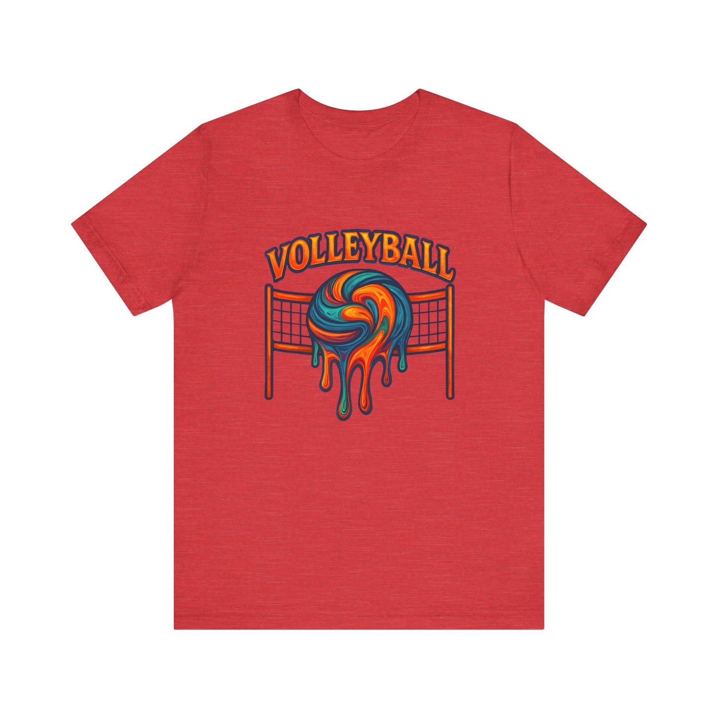 Volleyball Drip Retro T-shirt