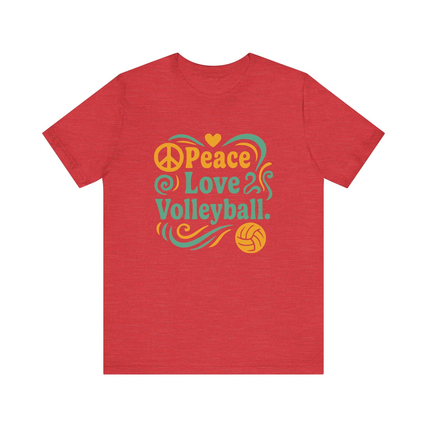 Peace Love Volleyball T-shirt