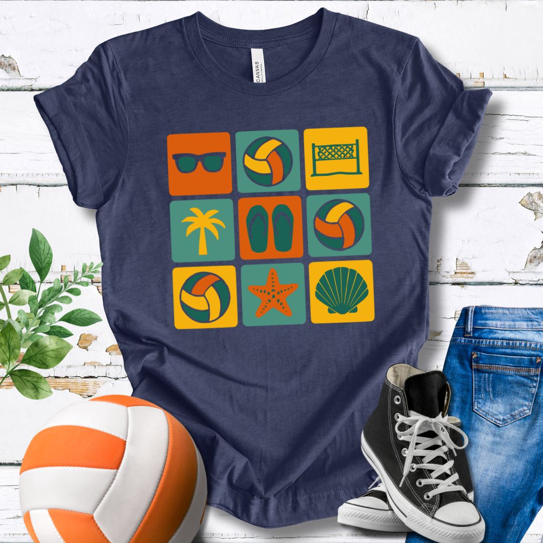 Beach Icons T-shirt