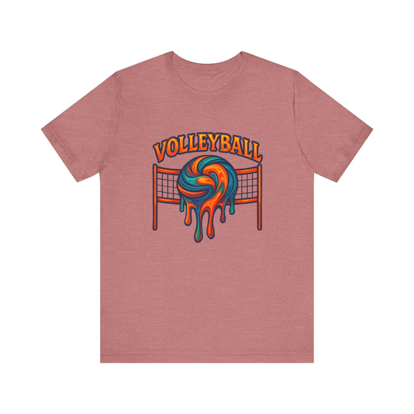 Volleyball Drip Retro T-shirt