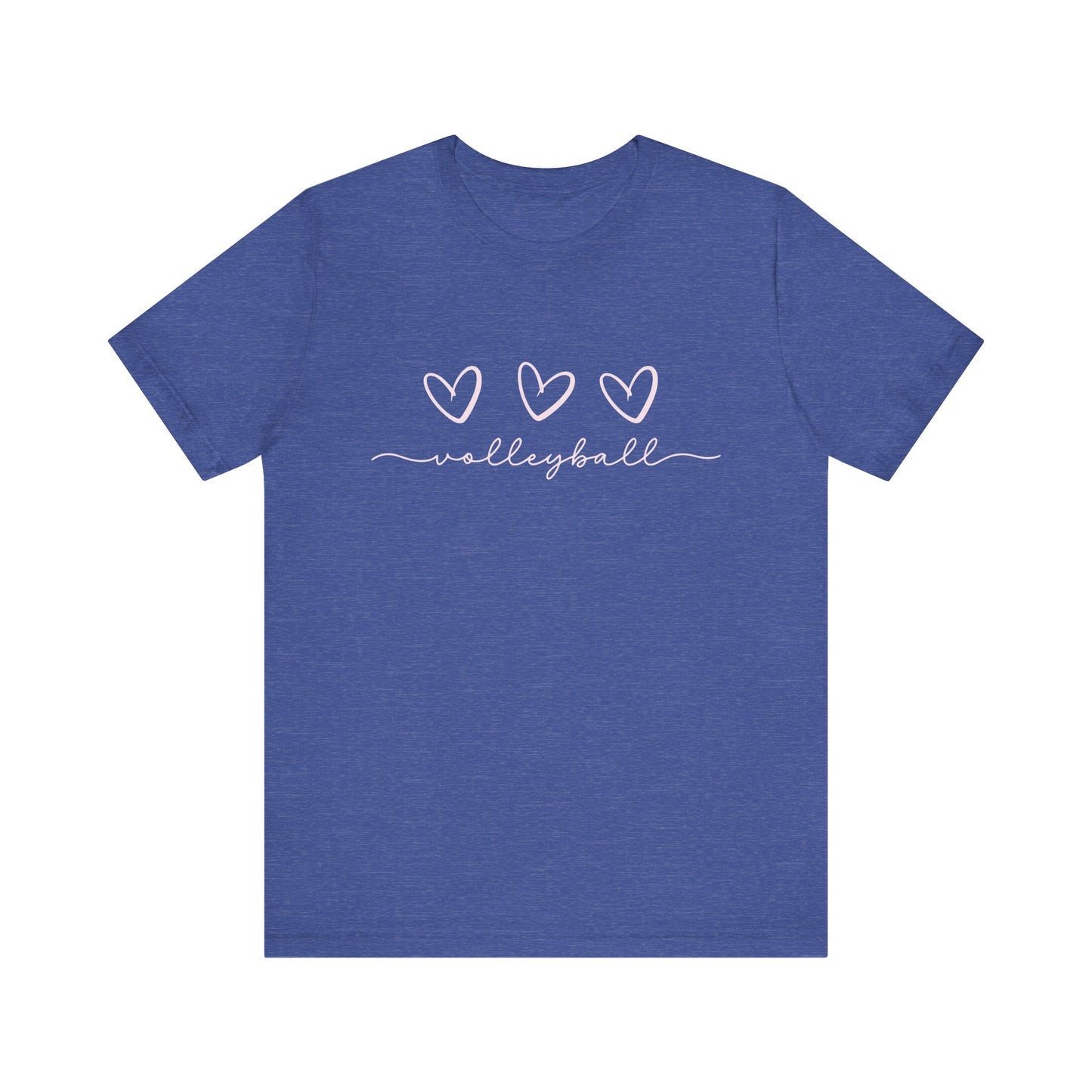 Triple Heart Volleyball T-shirt
