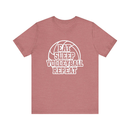 Eat Sleep Volleyball Repeat T-shirt