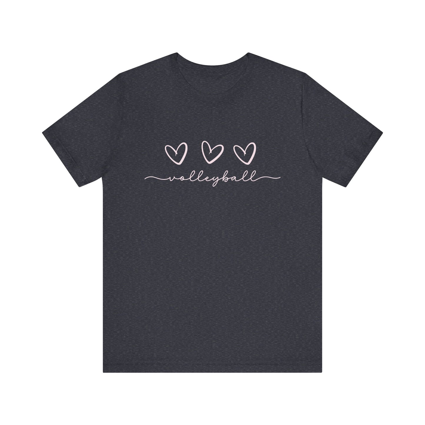 Triple Heart Volleyball T-shirt