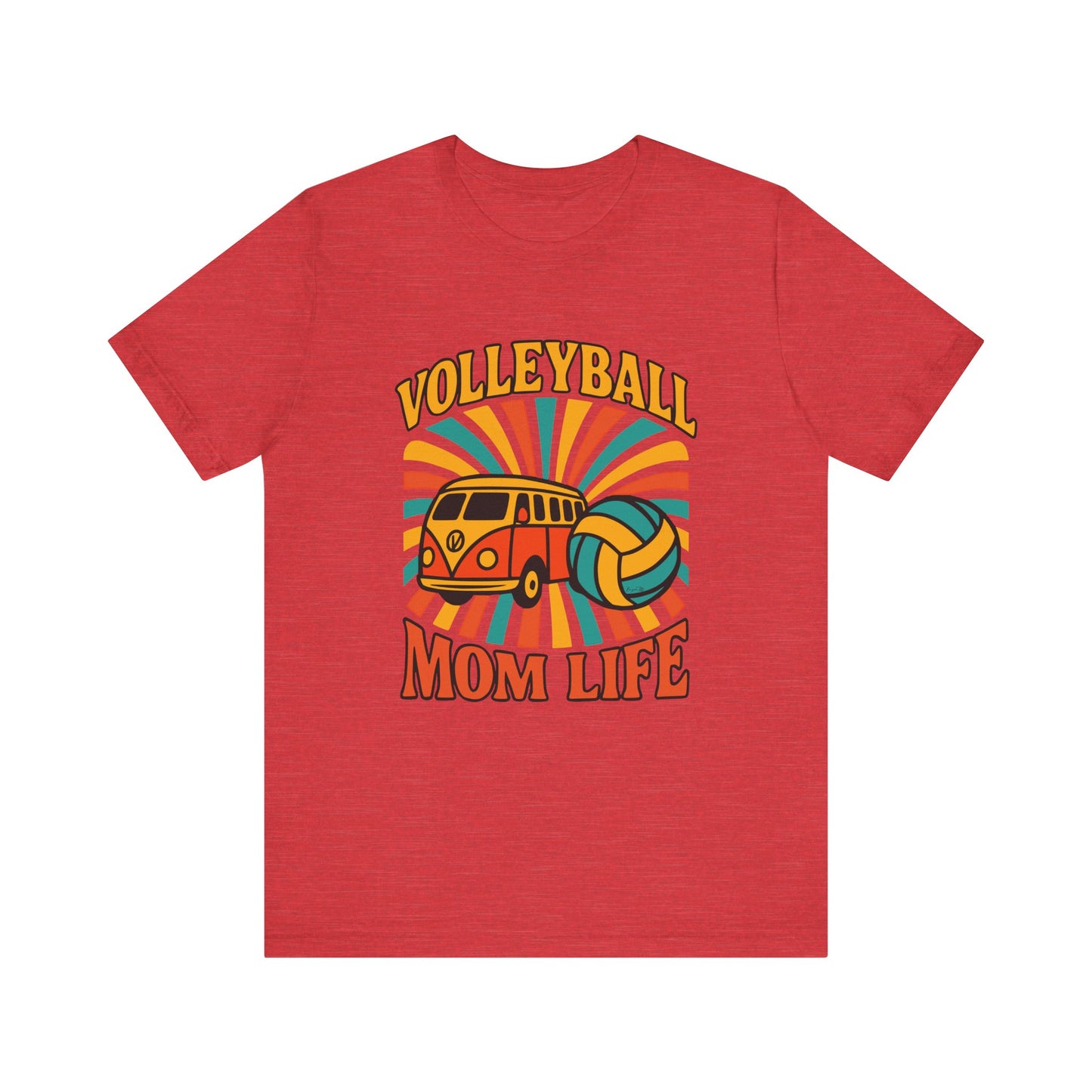 Volleyball Mom Life Retro T-shirt