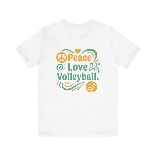 Peace Love Volleyball T-shirt