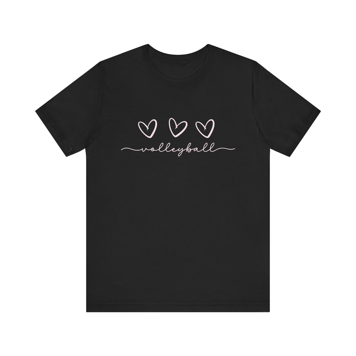 Triple Heart Volleyball T-shirt
