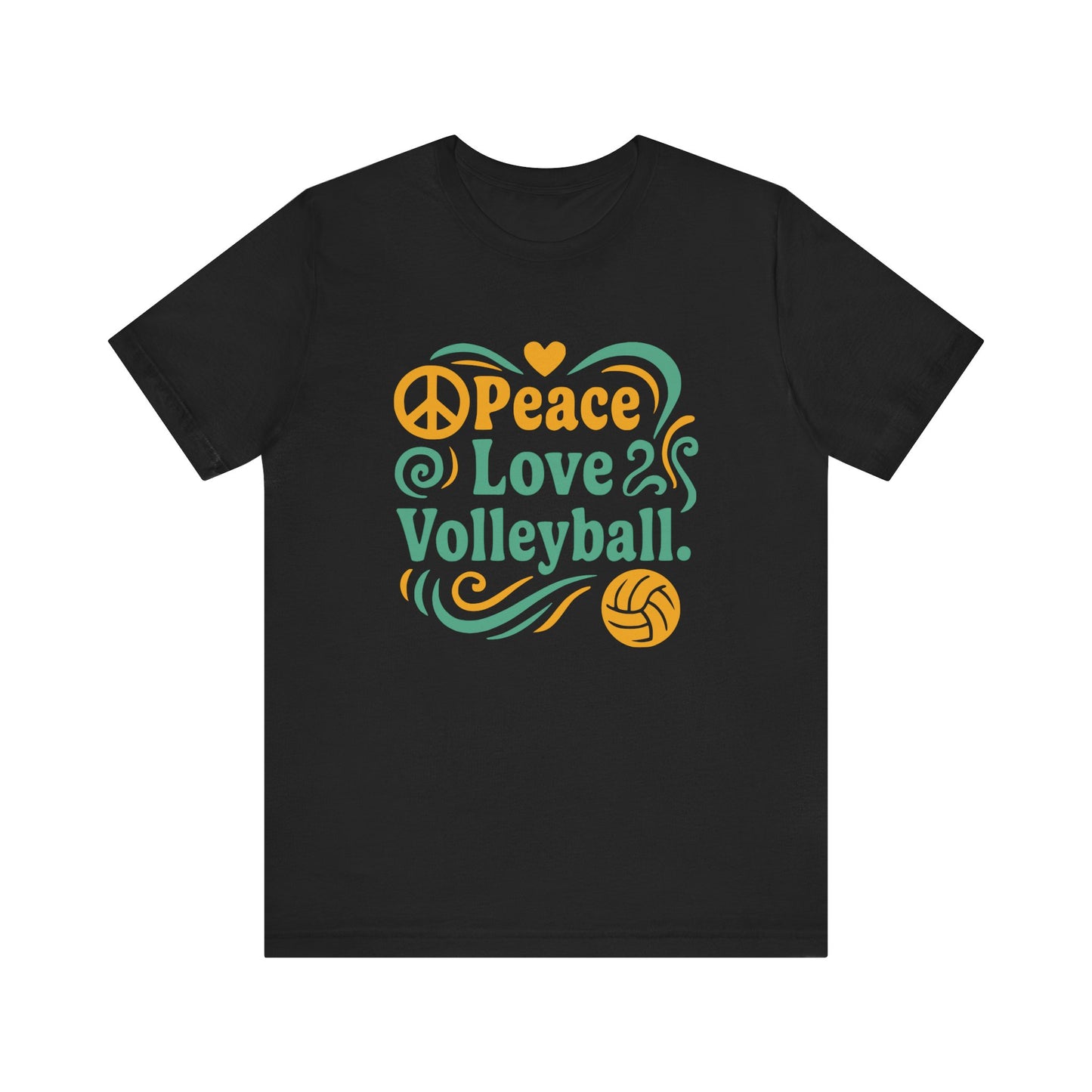 Peace Love Volleyball T-shirt