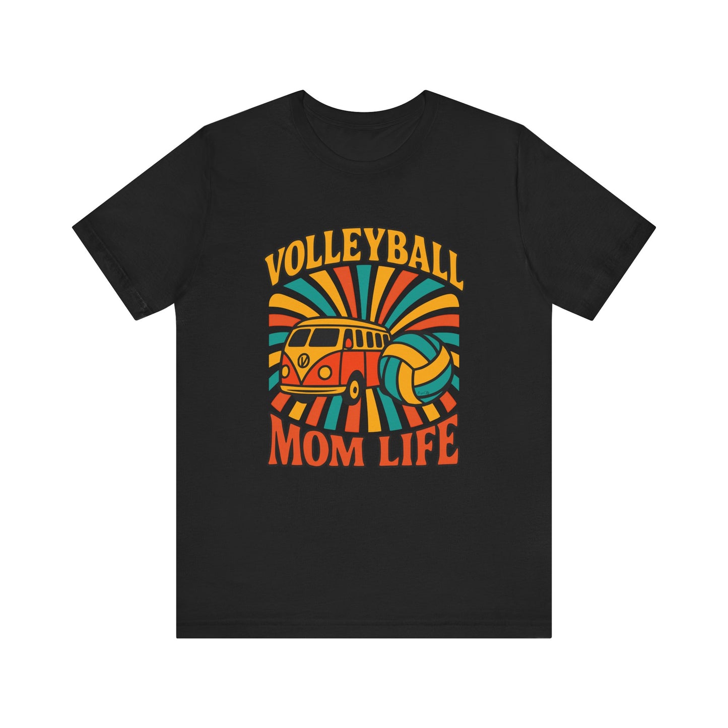 Volleyball Mom Life Retro T-shirt