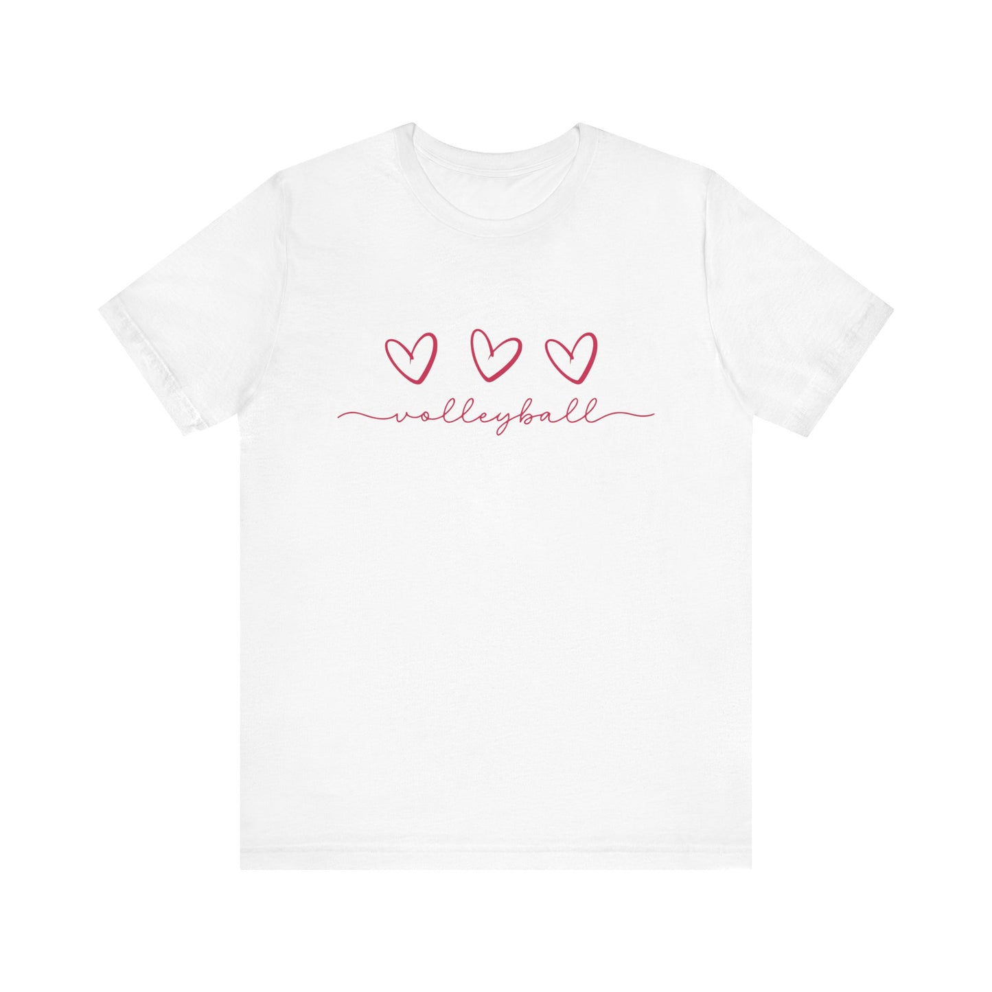Triple Heart Volleyball T-shirt