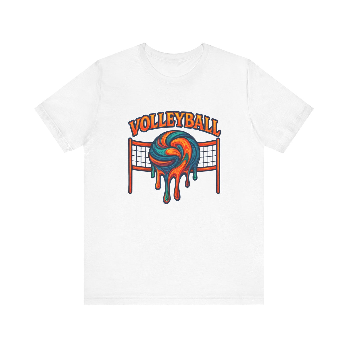 Volleyball Drip Retro T-shirt
