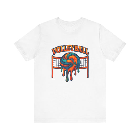 Volleyball Drip Retro T-shirt