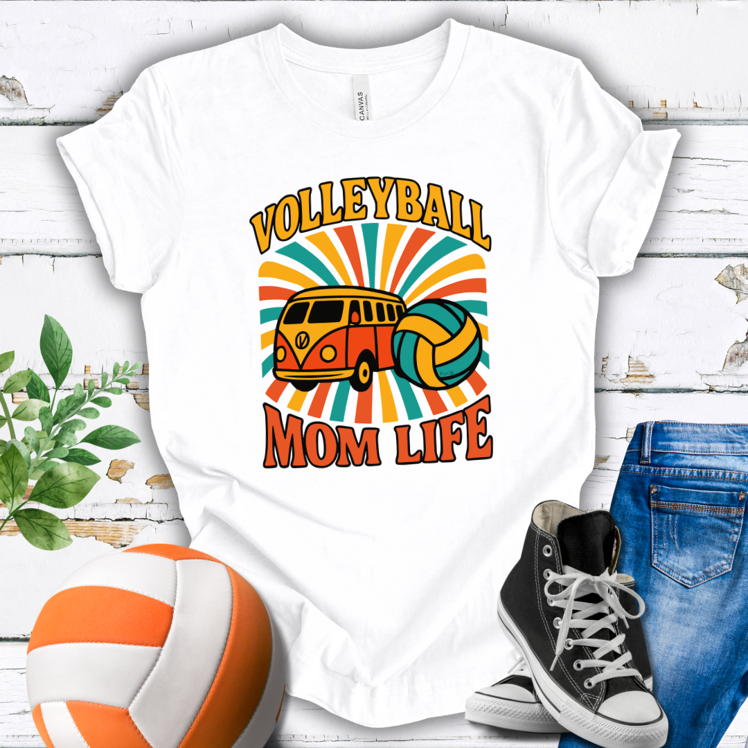 Mom Life Retro T-shirt