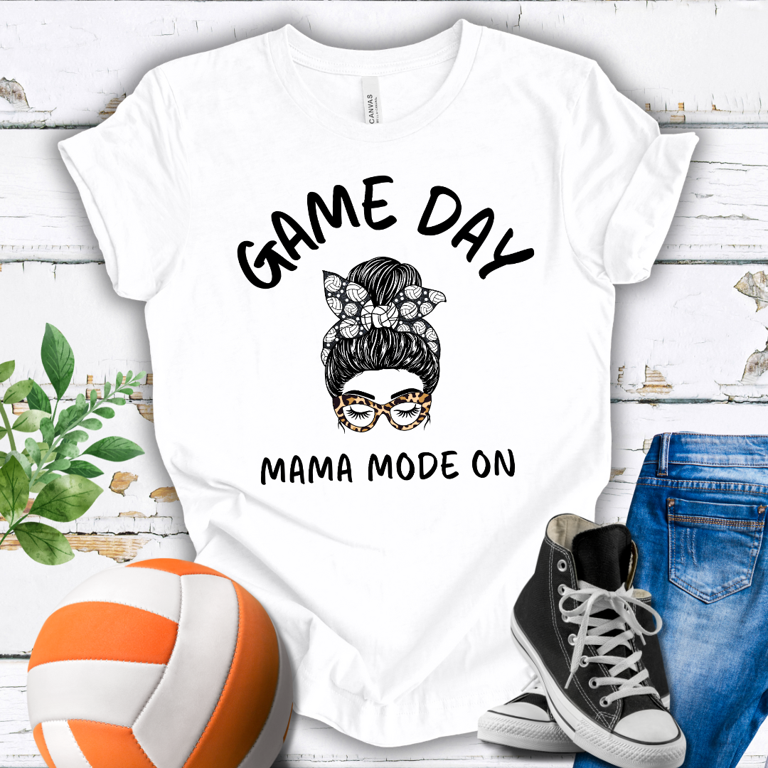 Game Day Mama Mode On T-shirt