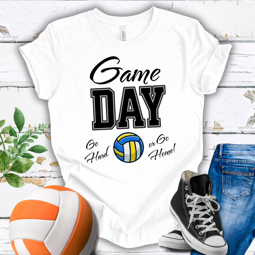 Game Day Go Hard Or Go Home T-shirt