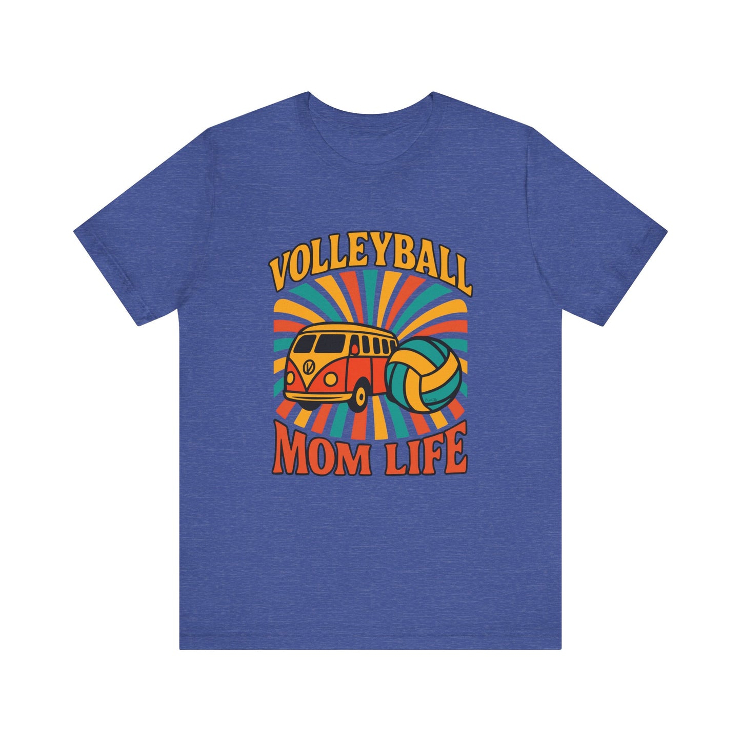 Volleyball Mom Life Retro T-shirt