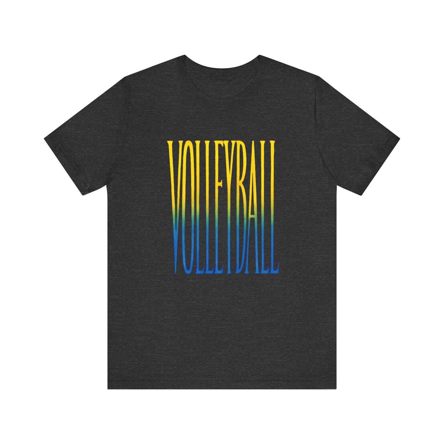 Volleyball Yellow Green Blue T-shirt