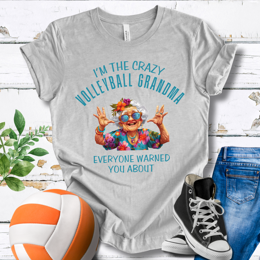 Crazy Volleybal Grandma T-shirt