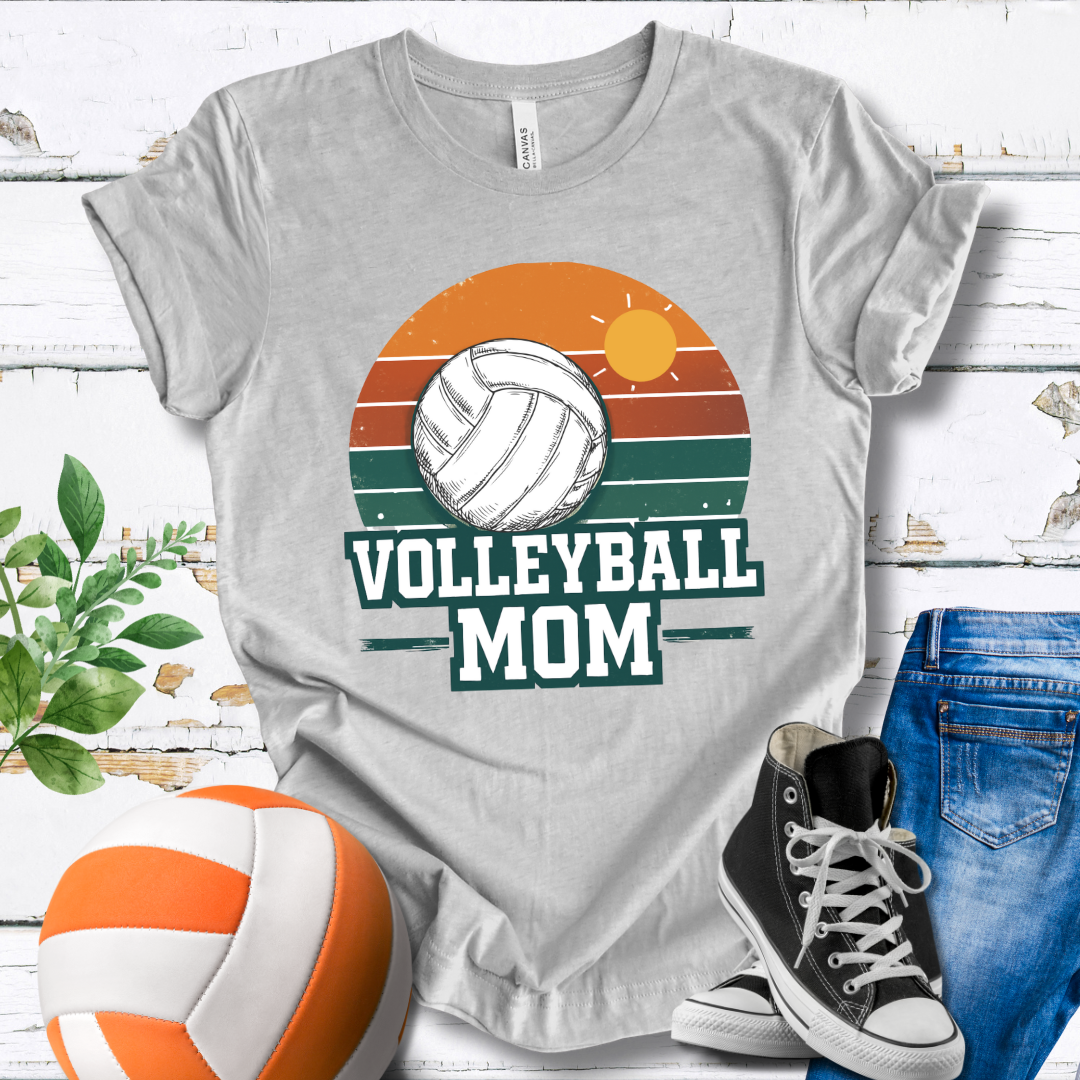 Volleyball Mom Retro V2 T-shirt