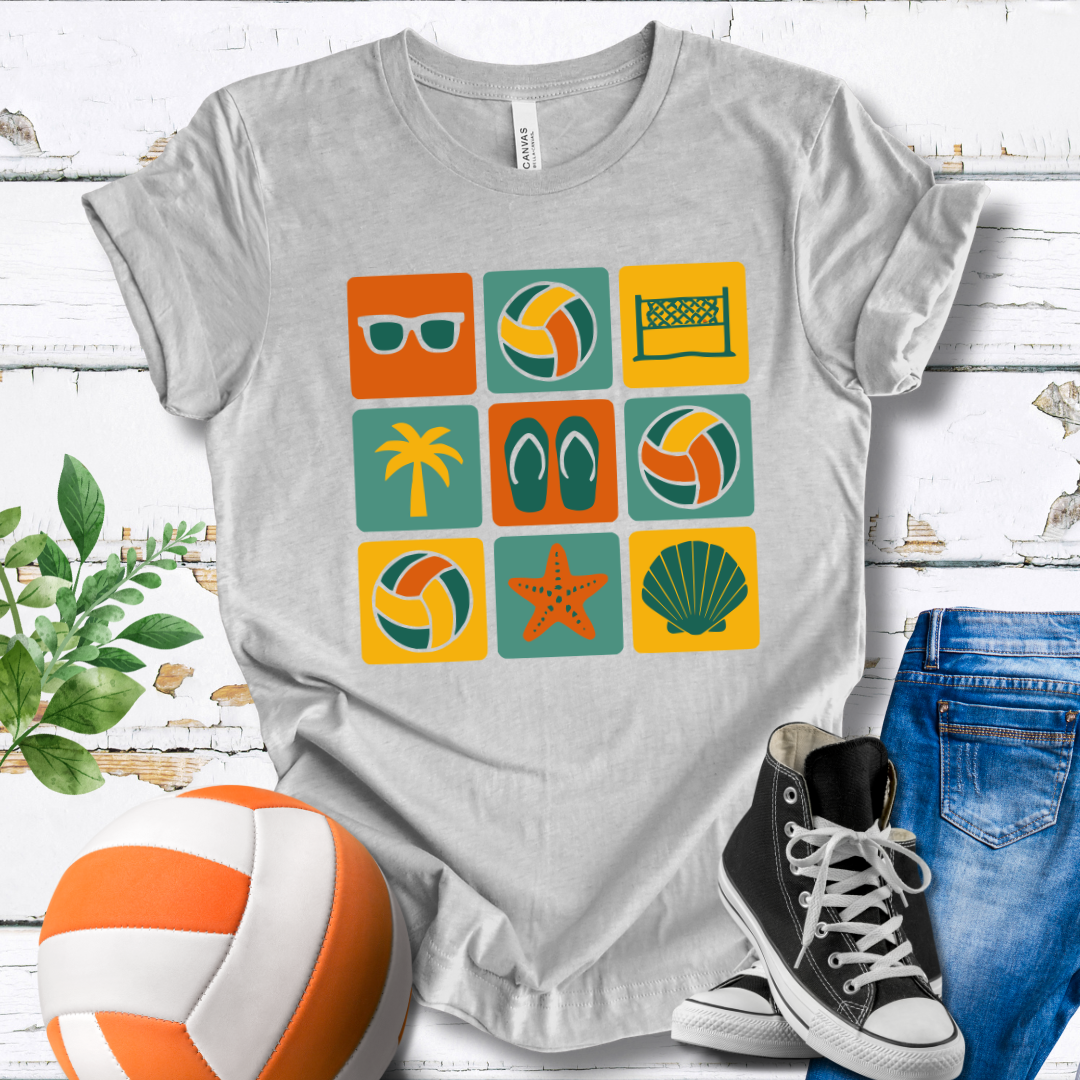 Beach Icons T-shirt