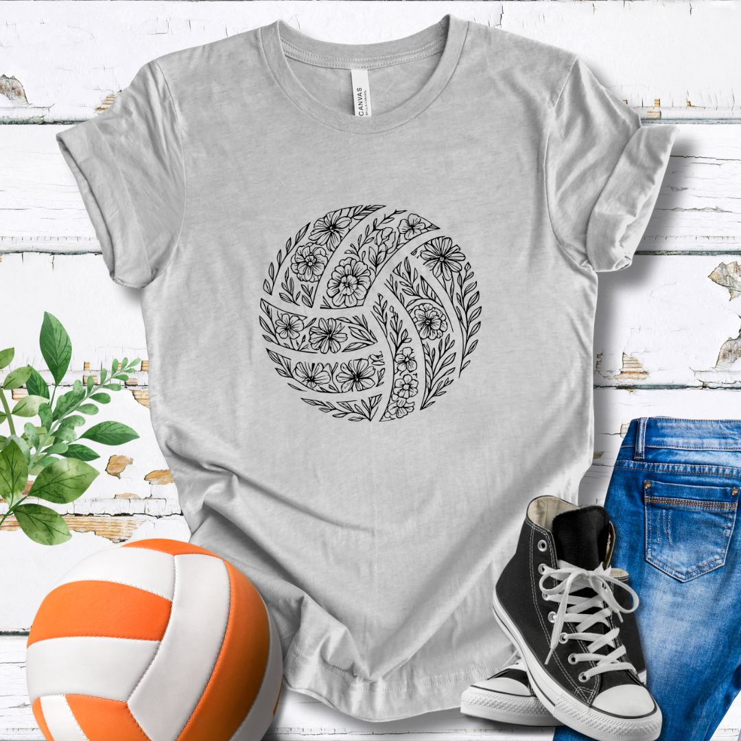 Flower Volleyball T-shirt