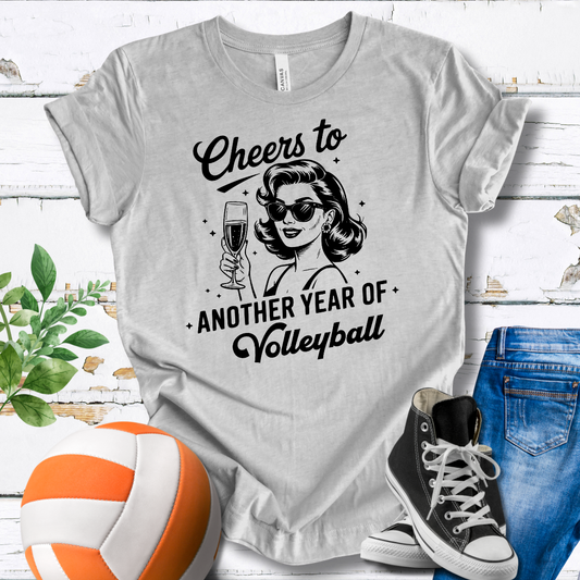 Cheers To Another Year Of Volleyball T-shirt
