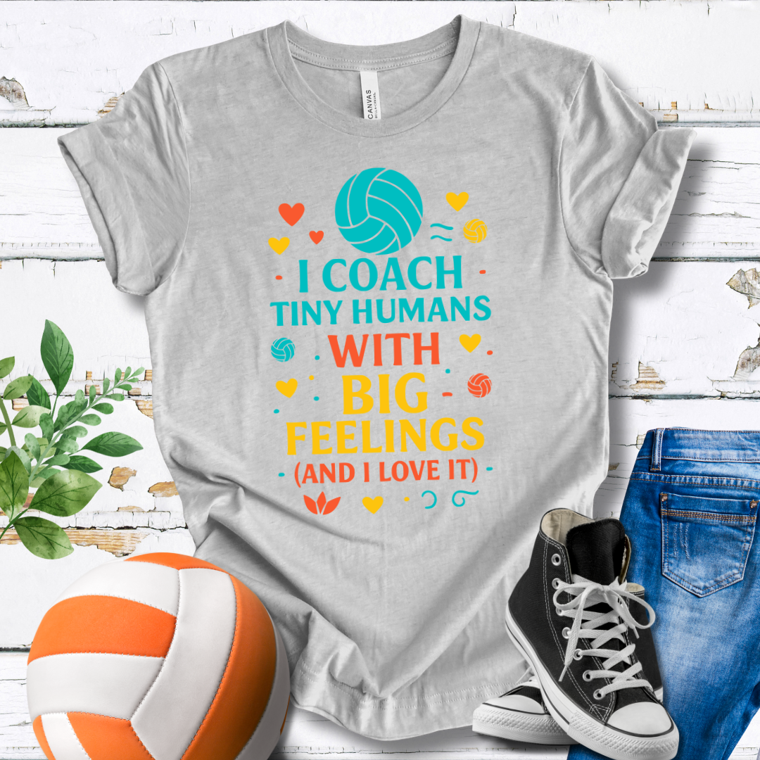 I Coach Tiny Humans With Big Feelings T-shirt
