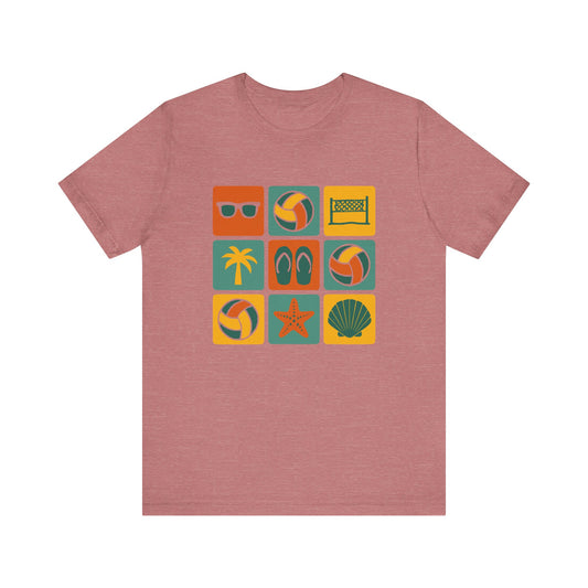 Diggin' Beach Icons T-shirt