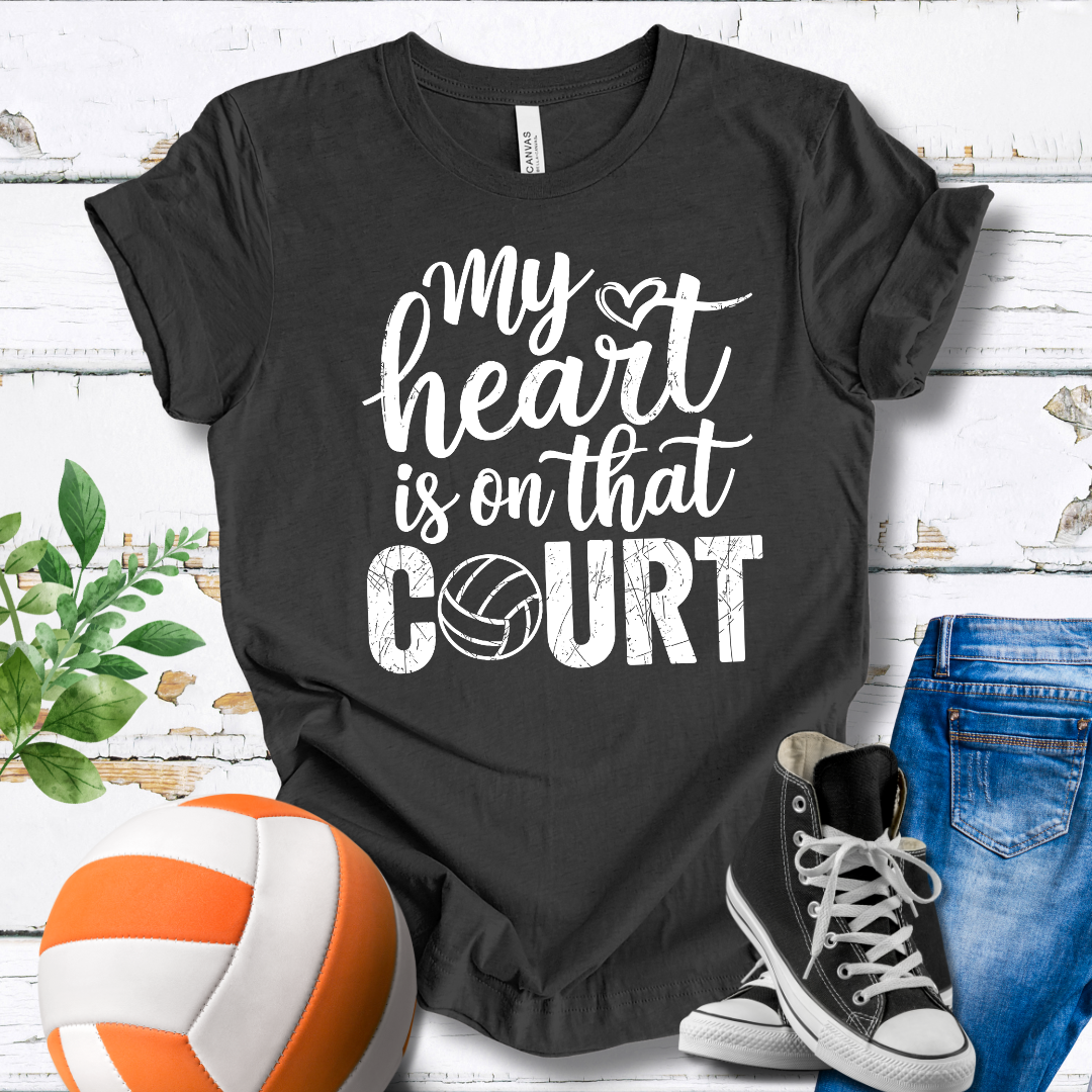 My Heart Is On That Court V2 T-shirt