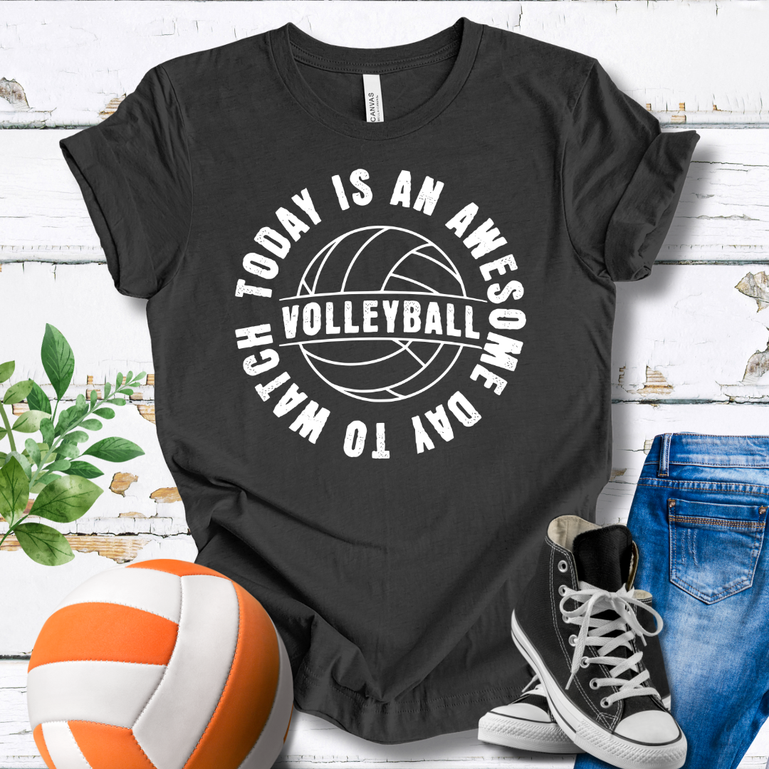 Today Is An Awesome Day To Watch Volleyball V2 T-shirt