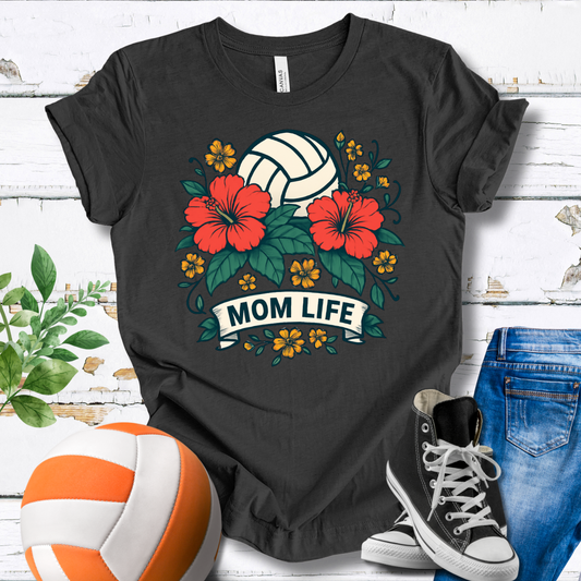 Mom Life Flowers T-shirt