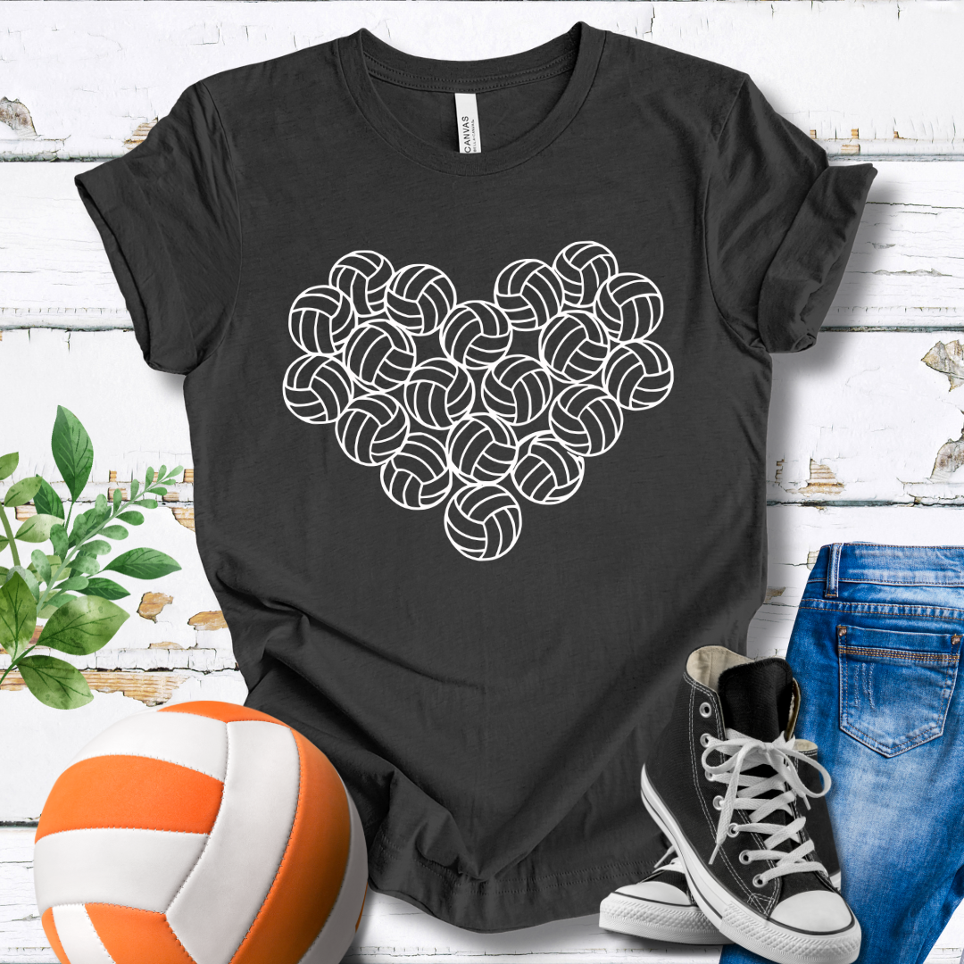 Heart of Volleyballs T-shirt