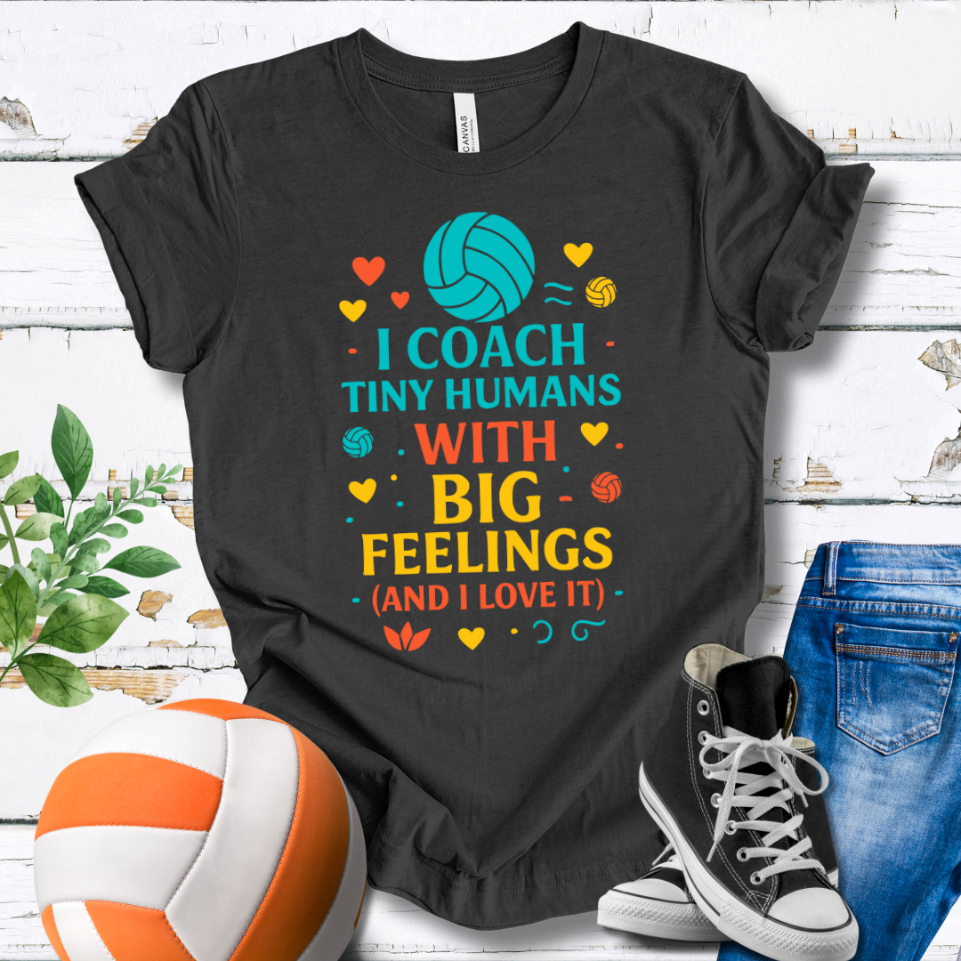 I Coach Tiny Humans With Big Feelings T-shirt