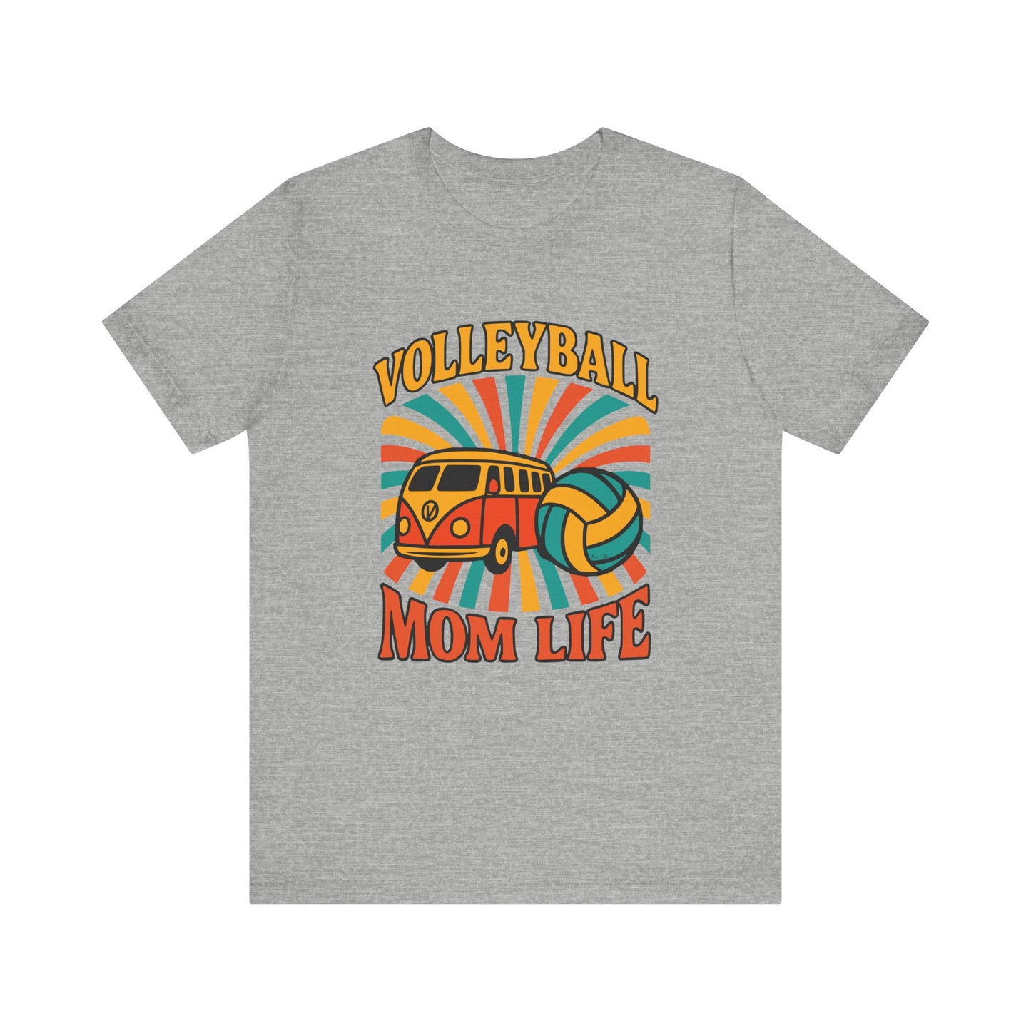 Volleyball Mom Life Retro T-shirt