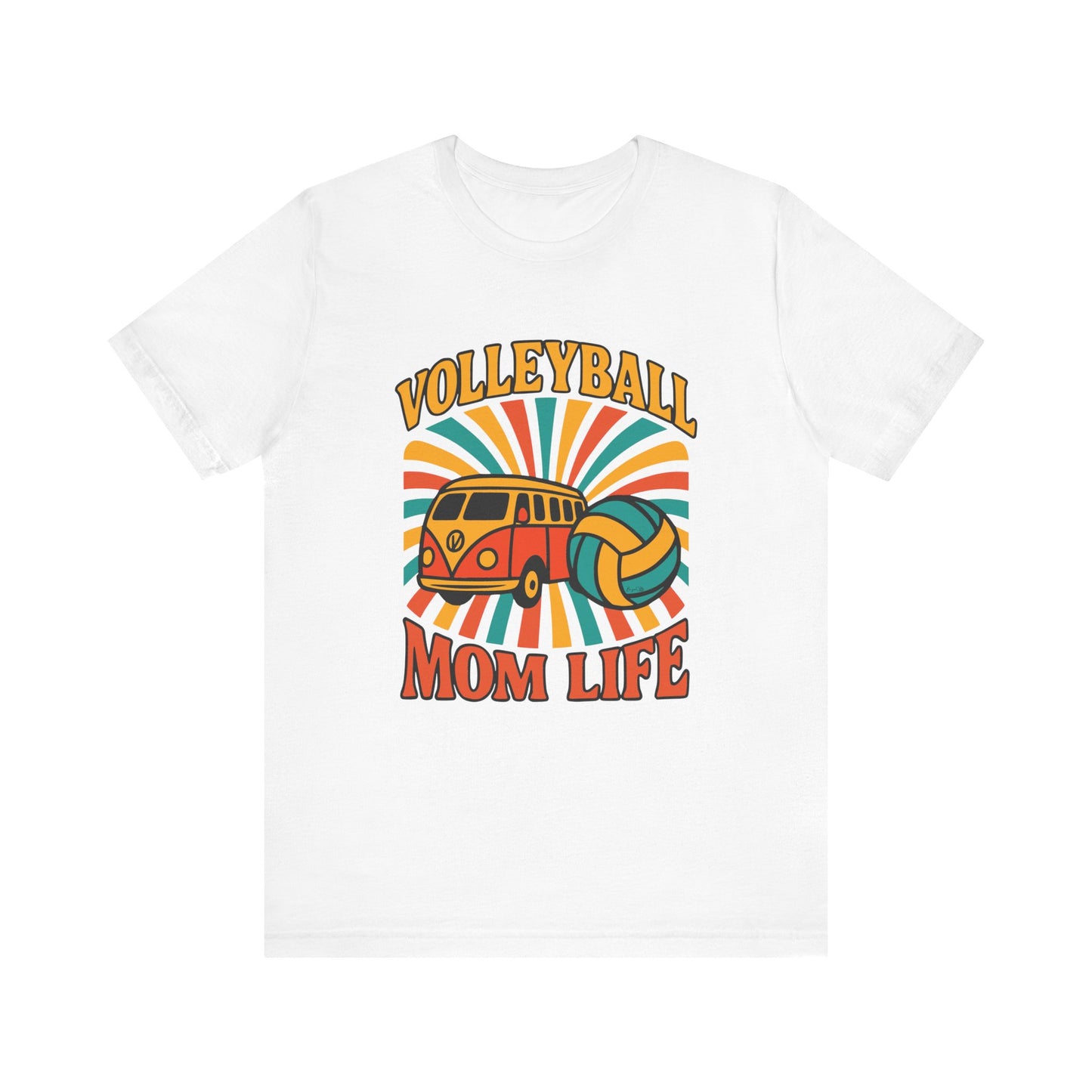 Volleyball Mom Life Retro T-shirt