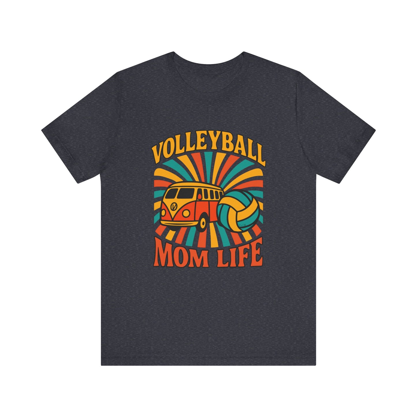 Volleyball Mom Life Retro T-shirt