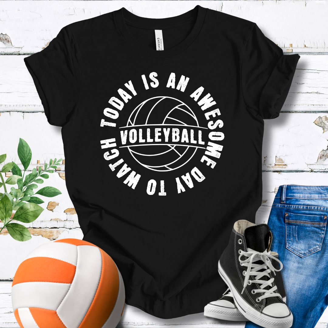 Today Is An Awesome Day To Watch Volleyball V2 T-shirt
