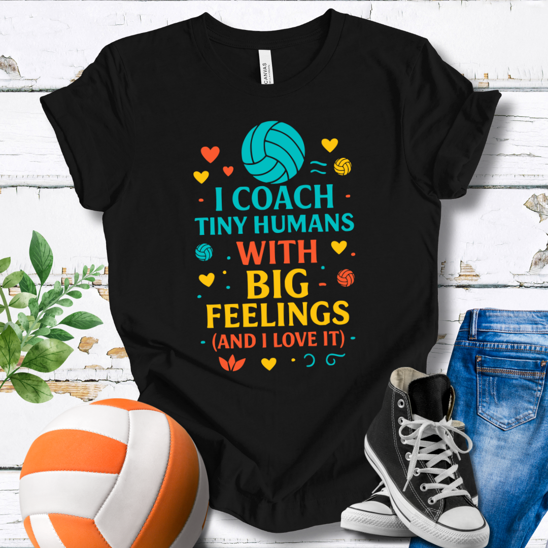 I Coach Tiny Humans With Big Feelings T-shirt