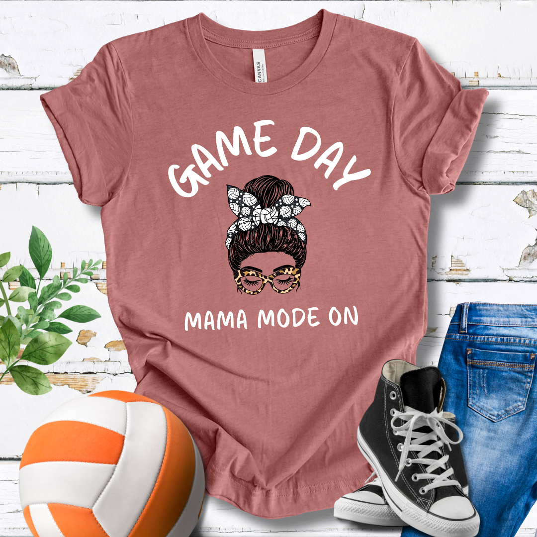 Game Day Mama Mode On T-shirt