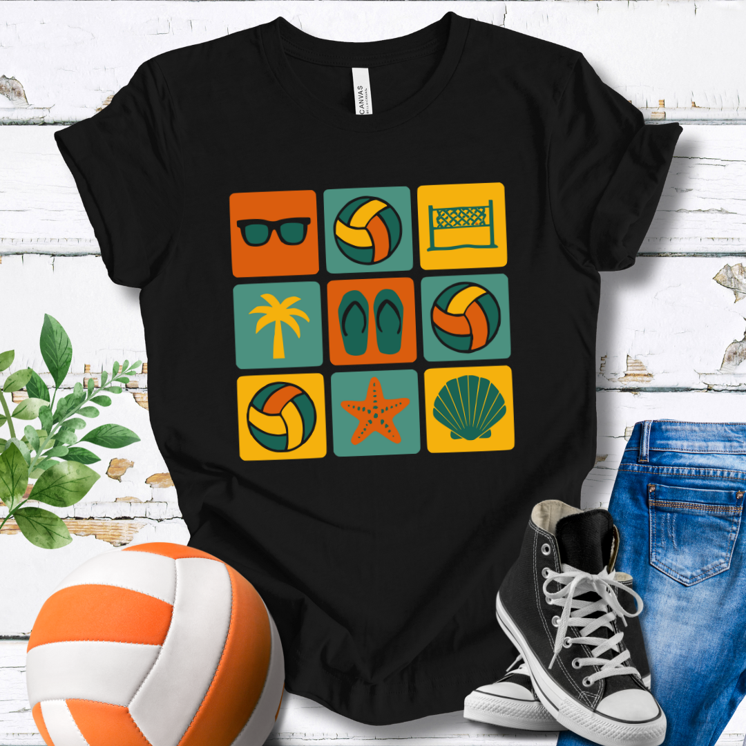 Beach Icons T-shirt
