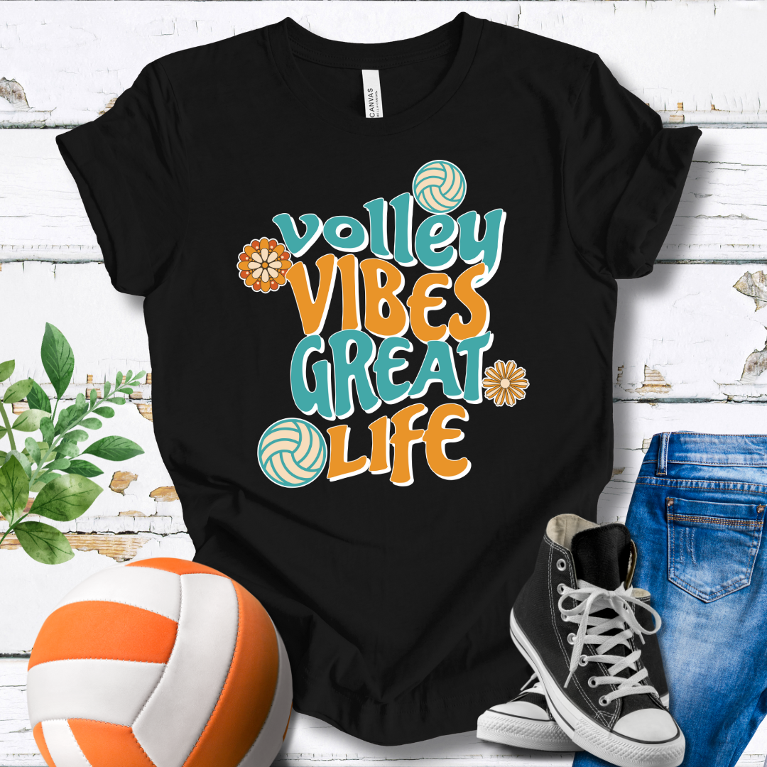 Volley Vibes Great Life T-shirt