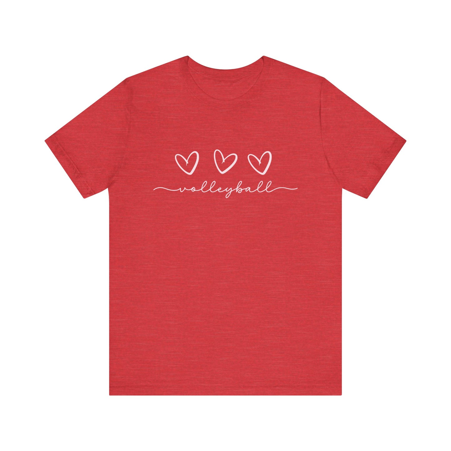 Triple Heart Volleyball T-shirt
