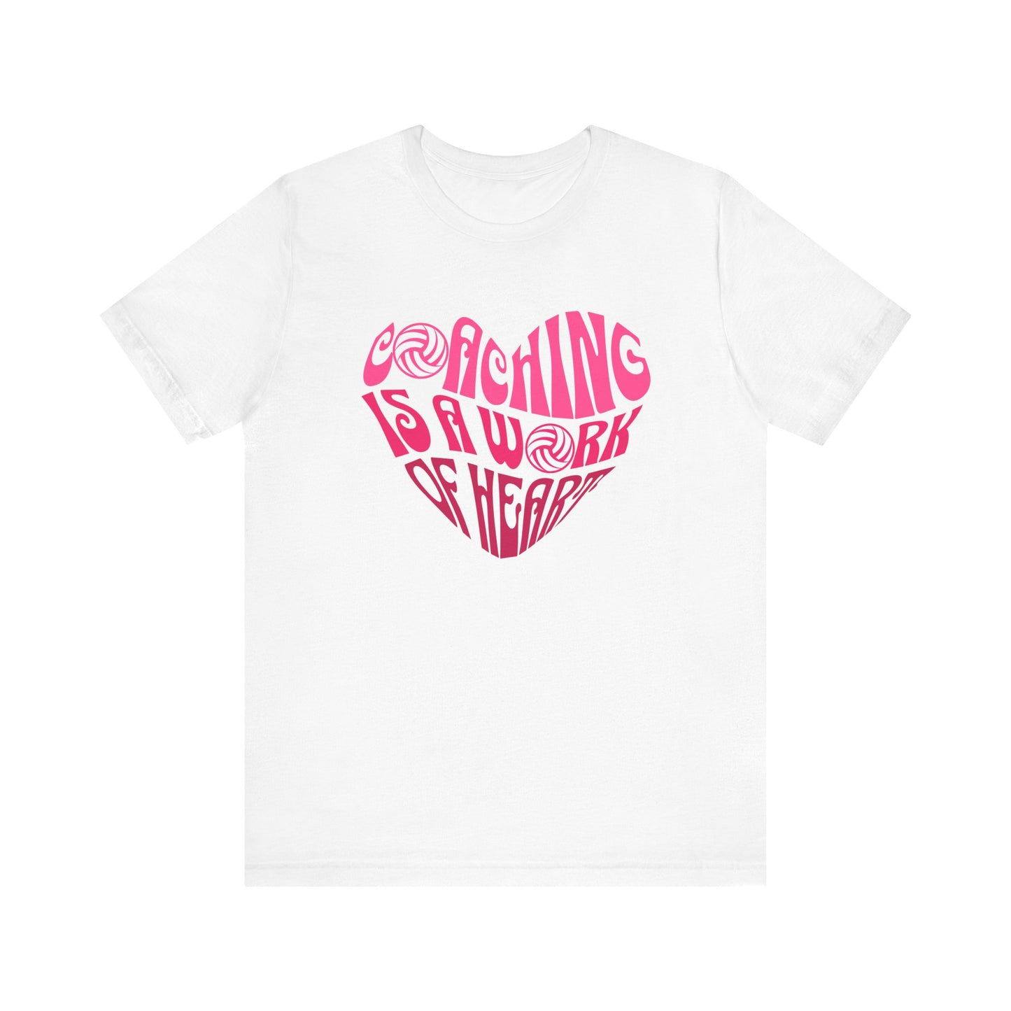 Coaching Is A Work Of Heart T-shirt