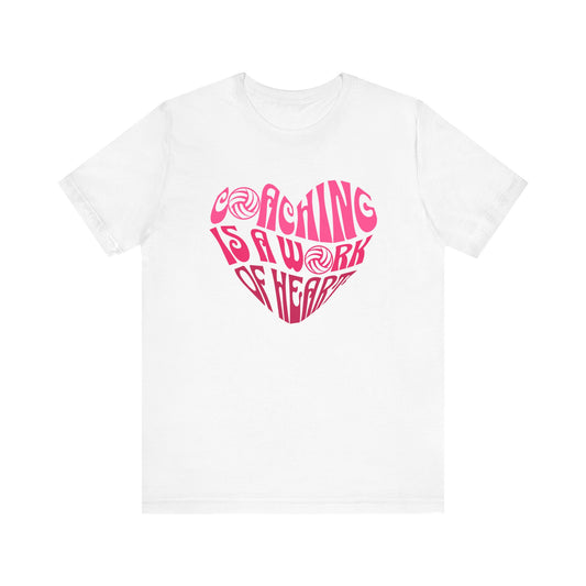 Coaching Is A Work Of Heart T-shirt