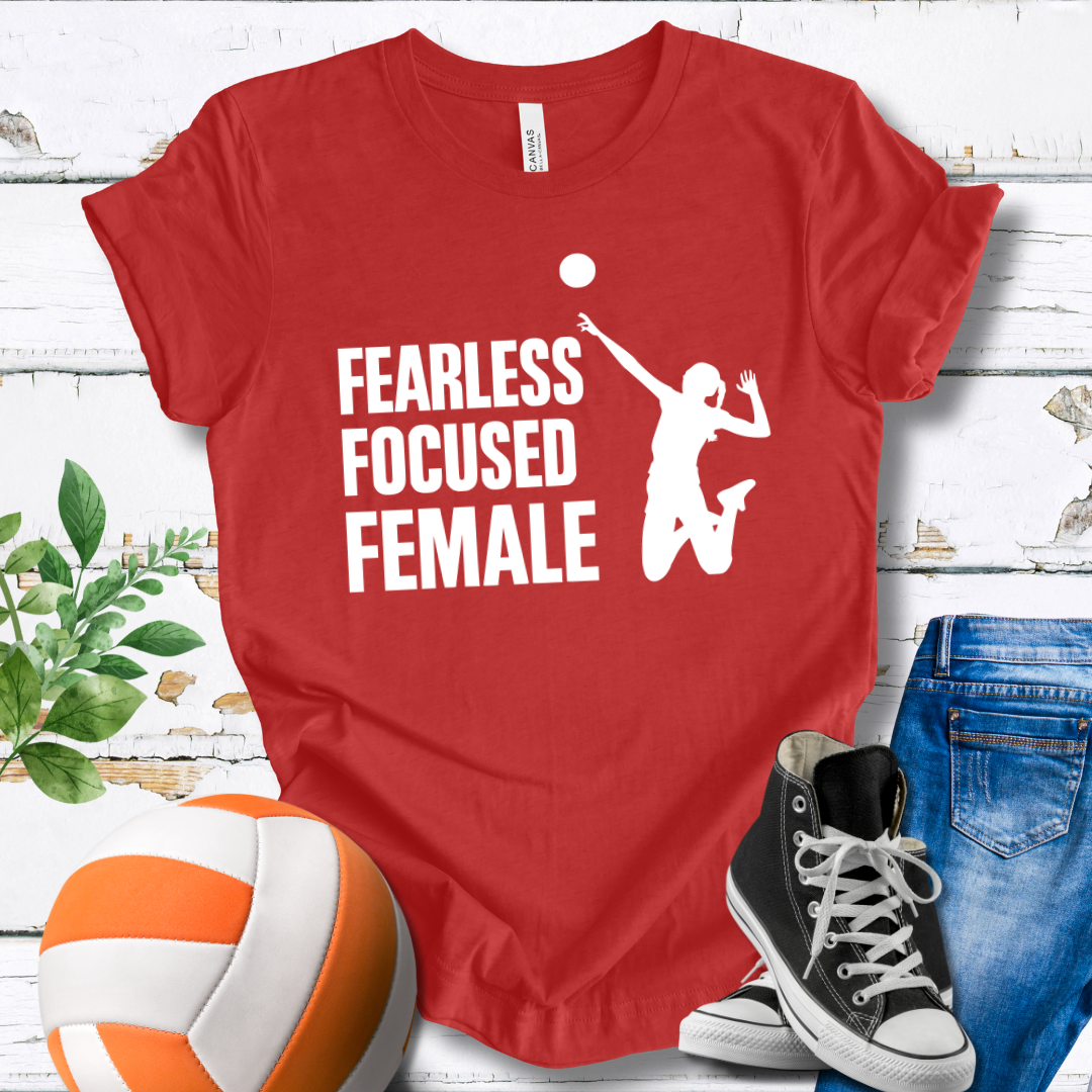 Fearless Focused Female T-shirt