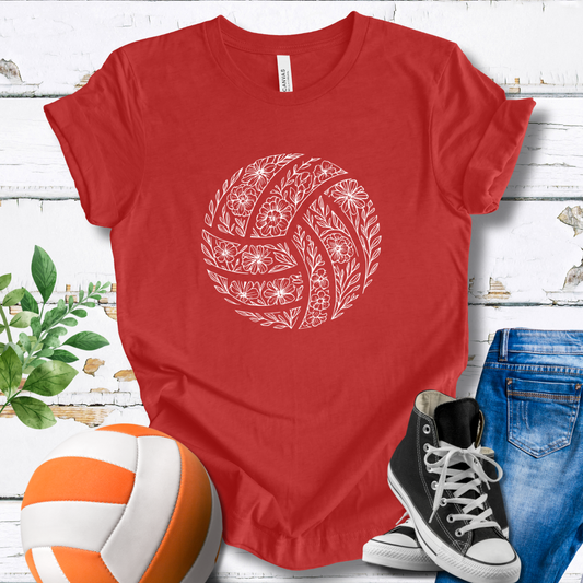 Flower Volleyball T-shirt