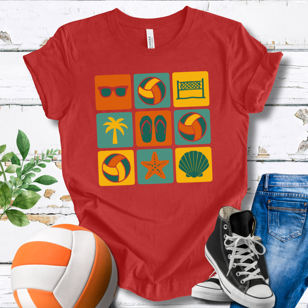 Beach Icons T-shirt
